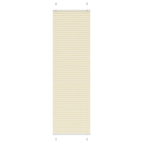 Vidaxl plissé rolgordijn 60x200 cm stofbreedte 59,4 cm polyester crème