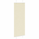 Vidaxl plissé rolgordijn 75x200 cm stofbreedte 74,4 cm polyester crème