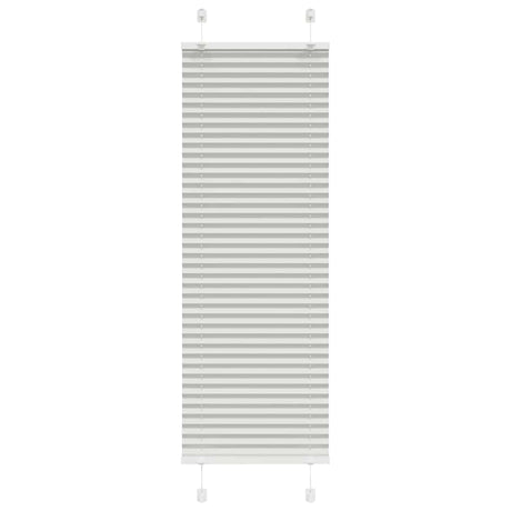 Vidaxl plissé rolgordijn 40x100 cm stofbreedte 39,4 cm lichtgrijs