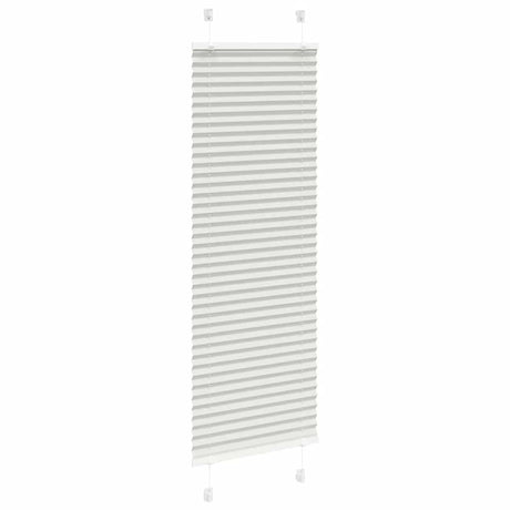 Vidaxl plissé rolgordijn 40x100 cm stofbreedte 39,4 cm lichtgrijs