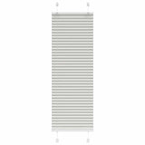 Vidaxl plissé rolgordijn 45x100 cm stofbreedte 44,4 cm lichtgrijs
