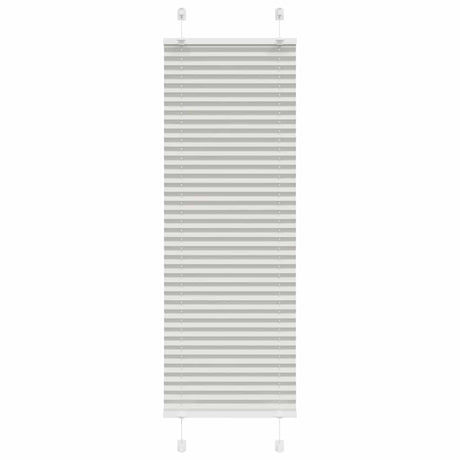 Vidaxl plissé rolgordijn 45x100 cm stofbreedte 44,4 cm lichtgrijs