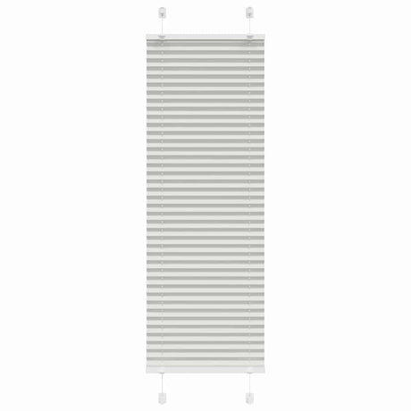 Vidaxl plissé rolgordijn 50x100 cm stofbreedte 49,4 cm lichtgrijs