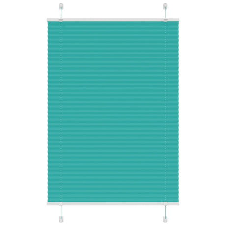 Vidaxl plissé rolgordijn 95x100 cm stofbreedte 94,4 cm petrol groen