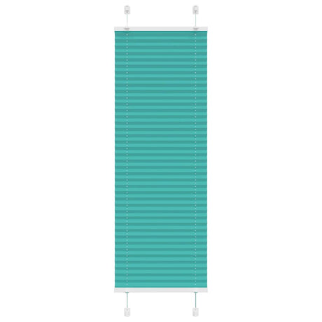 Vidaxl plissé rolgordijn 40x150 cm stofbreedte 39,4 cm petrol groen