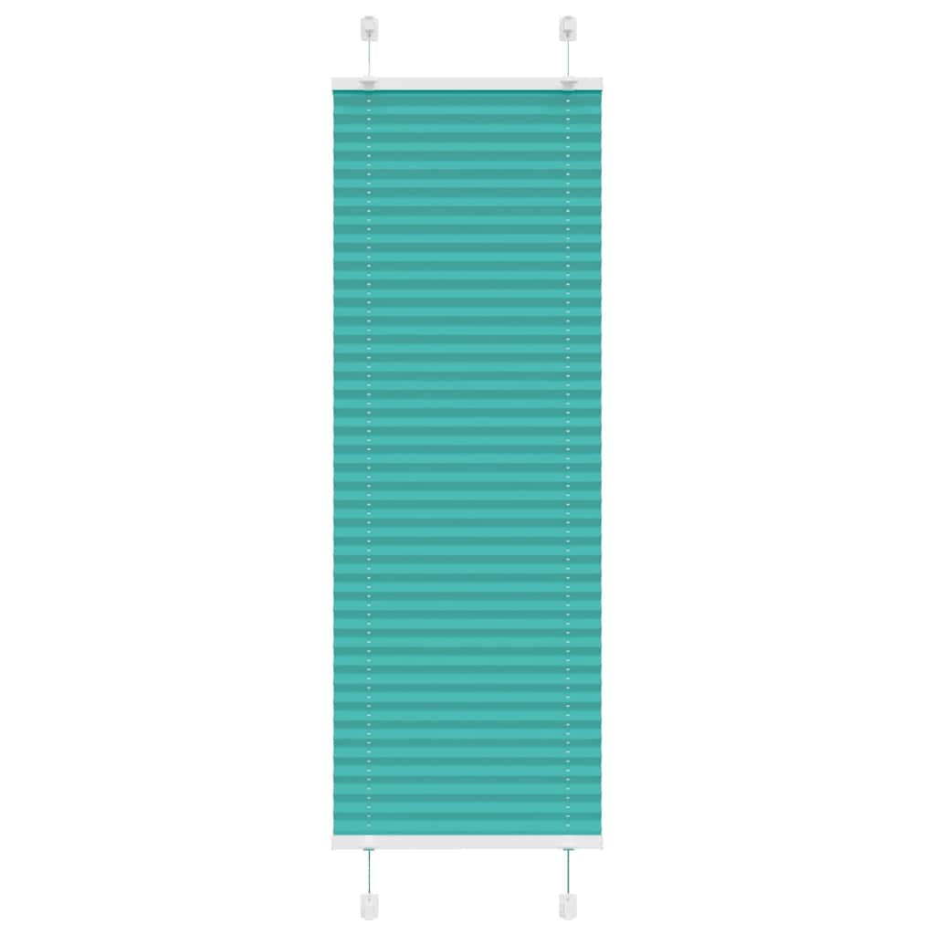 Vidaxl plissé rolgordijn 45x150 cm stofbreedte 44,4 cm petrol groen