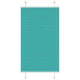 Vidaxl plissé rolgordijn 80x150 cm stofbreedte 79,4 cm petrol groen