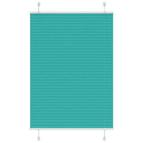 Vidaxl plissé rolgordijn 90x150 cm stofbreedte 89,4 cm petrol groen