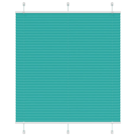 Vidaxl plissé rolgordijn 115x150cm stofbreedte 114,4cm petrol groen