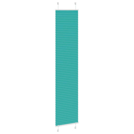 Vidaxl plissé rolgordijn 40x200 cm stofbreedte 39,4 cm petrol groen