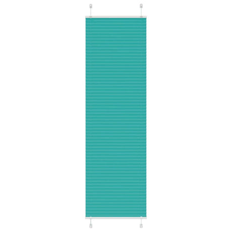 Vidaxl plissé rolgordijn 55x200 cm stofbreedte 54,4 cm petrol groen