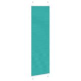 Vidaxl plissé rolgordijn 55x200 cm stofbreedte 54,4 cm petrol groen