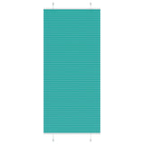 Vidaxl plissé rolgordijn 85x200 cm stofbreedte 84,4 cm petrol groen