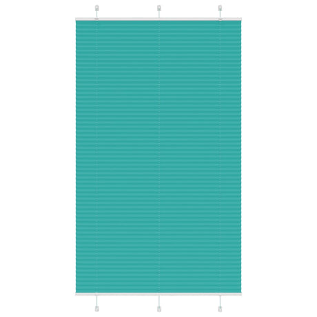 Vidaxl plissé rolgordijn 120x200cm stofbreedte 119,4cm petrol groen