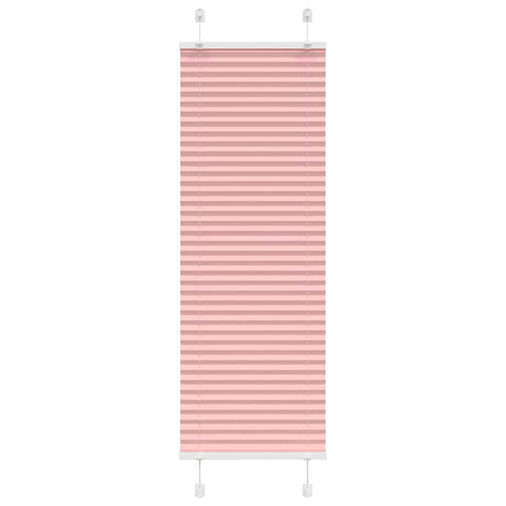 Vidaxl plissé rolgordijn 45x100 cm stofbreedte 44,4 cm polyester roze