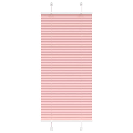 Vidaxl plissé rolgordijn 55x100 cm stofbreedte 54,4 cm polyester roze