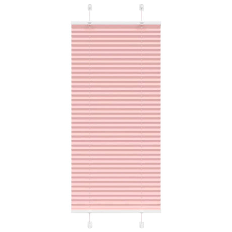 Vidaxl plissé rolgordijn 60x100 cm stofbreedte 59,4 cm polyester roze