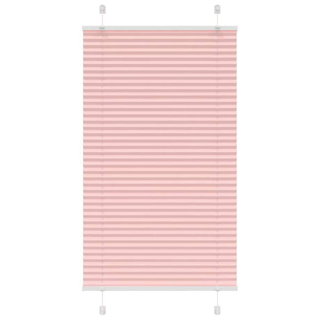 Vidaxl plissé rolgordijn 70x100 cm stofbreedte 69,4 cm polyester roze