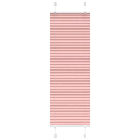 Vidaxl plissé rolgordijn 40x150 cm stofbreedte 39,4 cm polyester roze
