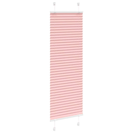 Vidaxl plissé rolgordijn 40x150 cm stofbreedte 39,4 cm polyester roze