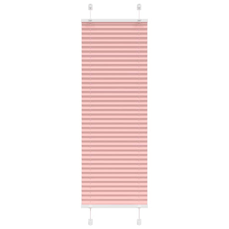 Vidaxl plissé rolgordijn 45x150 cm stofbreedte 44,4 cm polyester roze