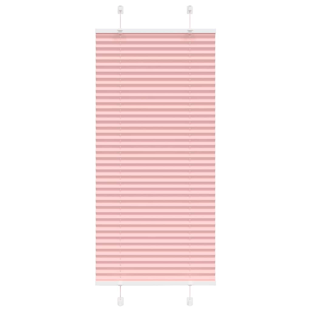 Vidaxl plissé rolgordijn 55x150 cm stofbreedte 54,4 cm polyester roze