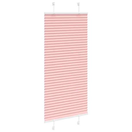 Vidaxl plissé rolgordijn 65x150 cm stofbreedte 64,4 cm polyester roze