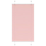 Vidaxl plissé rolgordijn 70x150 cm stofbreedte 69,4 cm polyester roze