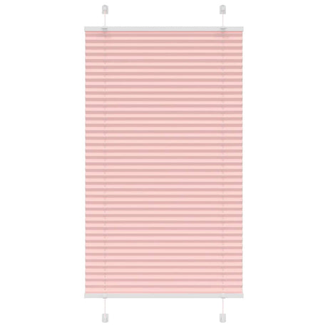 Vidaxl plissé rolgordijn 75x150 cm stofbreedte 74,4 cm polyester roze