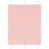Vidaxl plissé rolgordijn 105x150cm stofbreedte 104,4cm polyester roze