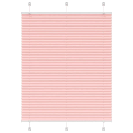 Vidaxl plissé rolgordijn 110x150cm stofbreedte 109,4cm polyester roze