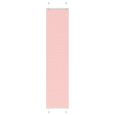 Vidaxl plissé rolgordijn 50x200 cm stofbreedte 49,4 cm polyester roze