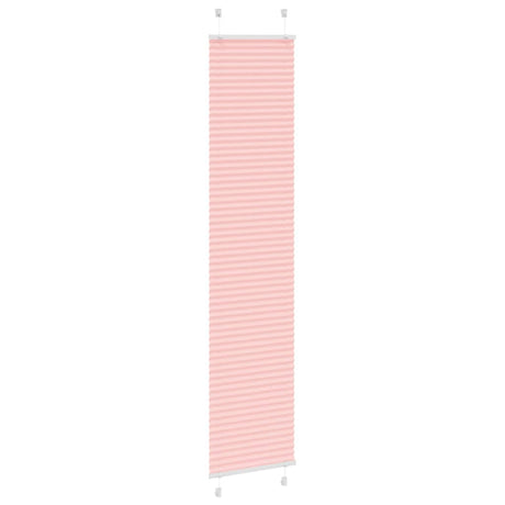 Vidaxl plissé rolgordijn 50x200 cm stofbreedte 49,4 cm polyester roze