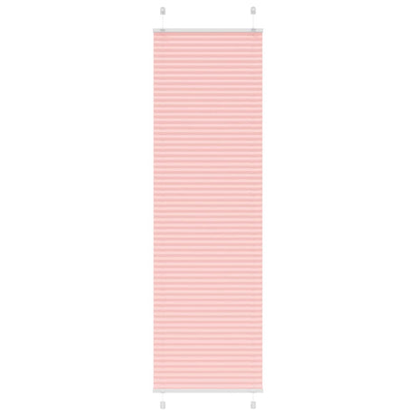 Vidaxl plissé rolgordijn 55x200 cm stofbreedte 54,4 cm polyester roze
