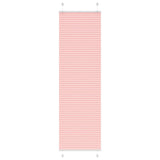 Vidaxl plissé rolgordijn 60x200 cm stofbreedte 59,4 cm polyester roze