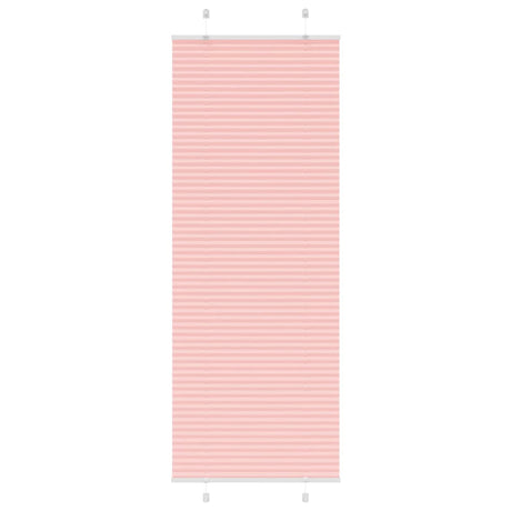 Vidaxl plissé rolgordijn 80x200 cm stofbreedte 79,4 cm polyester roze