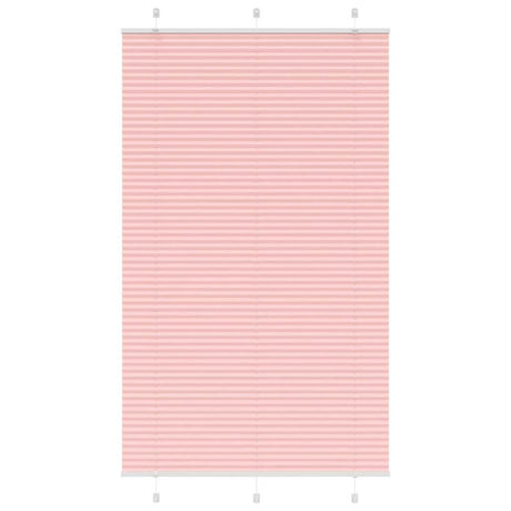 Vidaxl plissé rolgordijn 115x200cm stofbreedte 114,4cm polyester roze