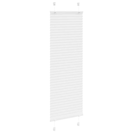 Vidaxl plissé rolgordijn 50x100 cm stofbreedte 49,4 cm polyester wit