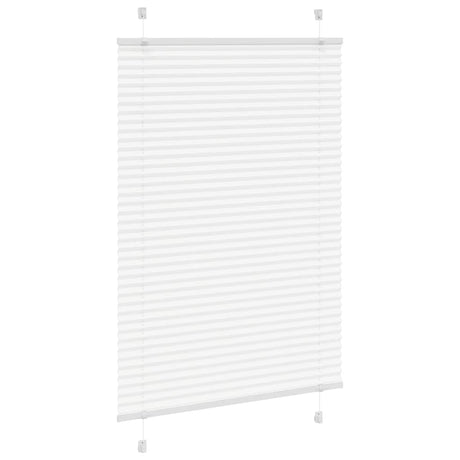 Vidaxl plissé rolgordijn 90x100 cm stofbreedte 89,4 cm polyester wit