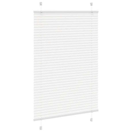 Vidaxl plissé rolgordijn 95x100 cm stofbreedte 94,4 cm polyester wit