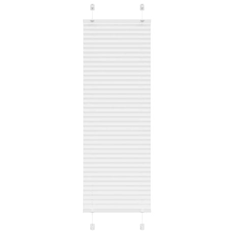 Vidaxl plissé rolgordijn 50x150 cm stofbreedte 49,4 cm polyester wit