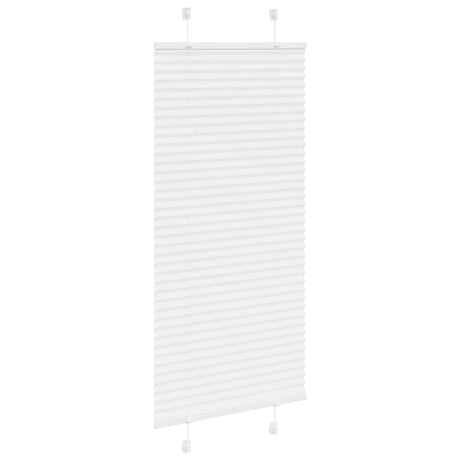Vidaxl plissé rolgordijn 55x150 cm stofbreedte 54,4 cm polyester wit