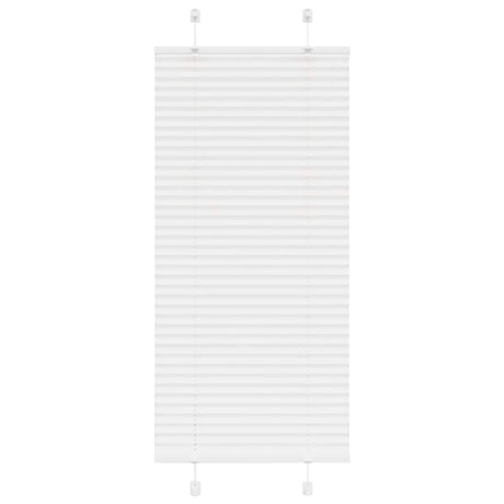 Vidaxl plissé rolgordijn 65x150 cm stofbreedte 64,4 cm polyester wit