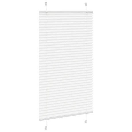 Vidaxl plissé rolgordijn 70x150 cm stofbreedte 69,4 cm polyester wit