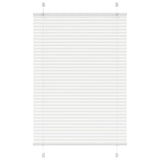 Vidaxl plissé rolgordijn 85x150 cm stofbreedte 84,4 cm polyester wit
