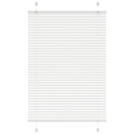 Vidaxl plissé rolgordijn 85x150 cm stofbreedte 84,4 cm polyester wit
