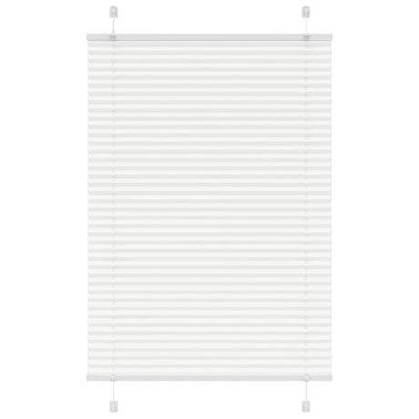 Vidaxl plissé rolgordijn 95x150 cm stofbreedte 94,4 cm polyester wit
