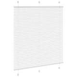 Vidaxl plissé rolgordijn 115x150 cm stofbreedte 114,4cm polyester wit