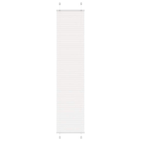 Vidaxl plissé rolgordijn 45x200 cm stofbreedte 44,4 cm polyester wit
