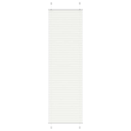 Vidaxl plissé rolgordijn 65x200 cm stofbreedte 64,4 cm polyester wit